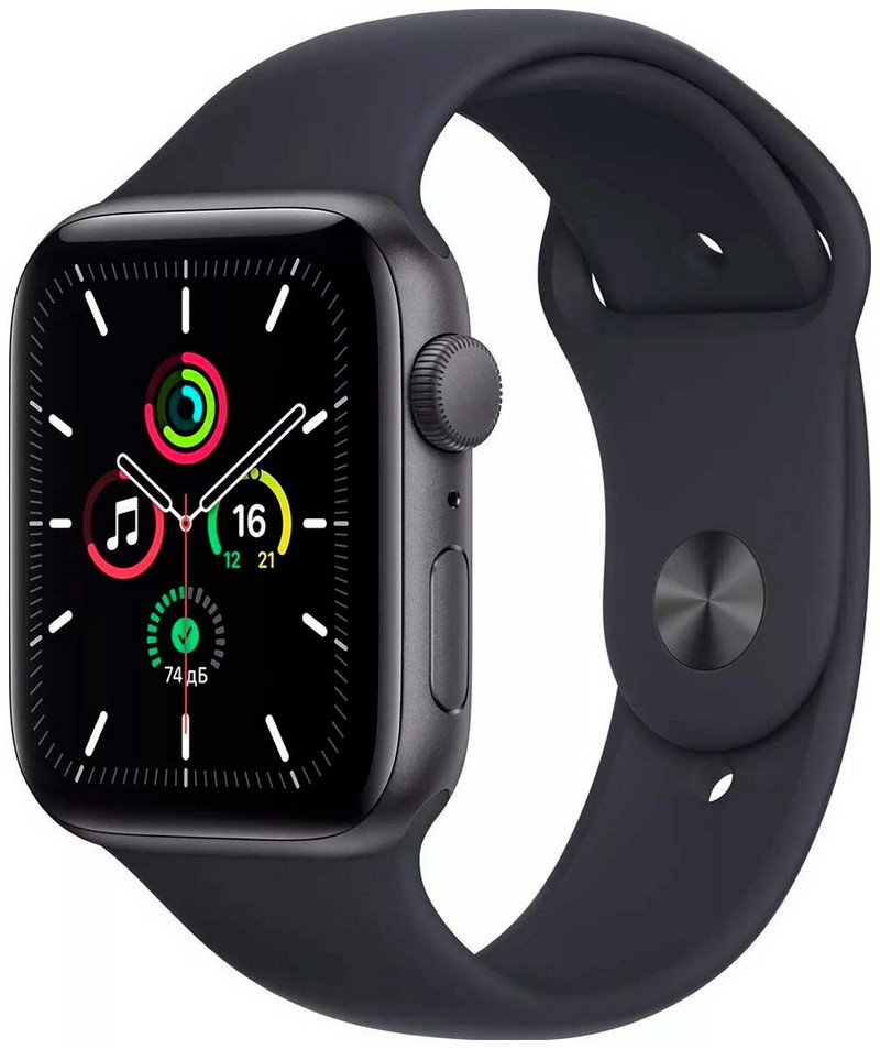 Apple watch se gps 44 мм aluminum case with sport band