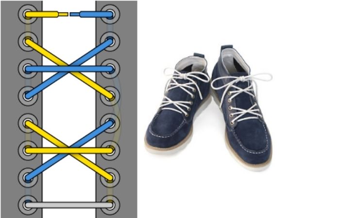 Как красиво и оригинально завязать шнурки на кроссовках, кедах Converse — пошаговые схемы шнуровки