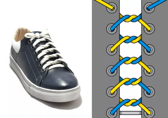 Красиво зашнуровать кроссовки, конверсы — способы шнуровки обуви