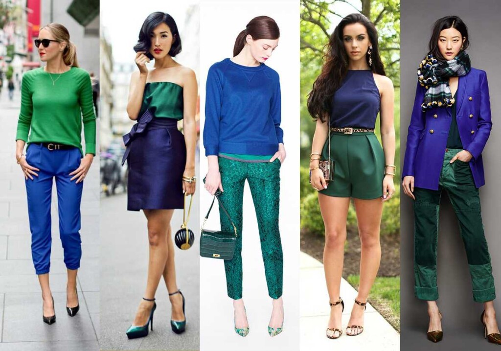 Как и с чем сочетать синий цвет в одежде для создания модного лука в этом году