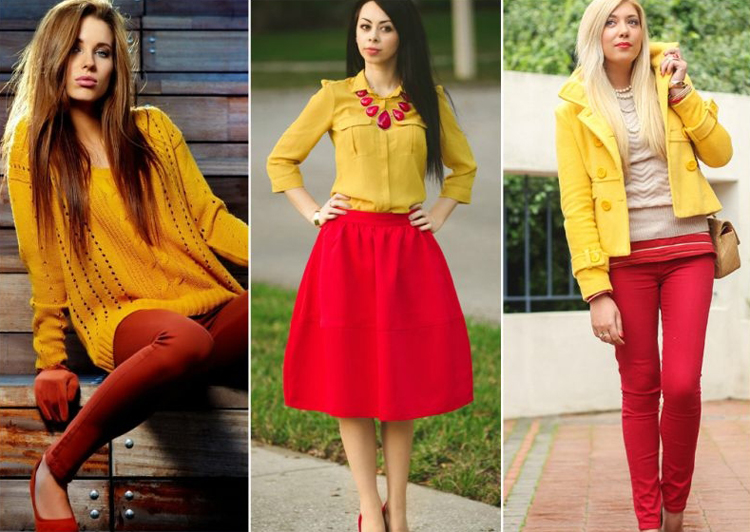 Желтый цвет — наиболее удачные сочетания в одежде